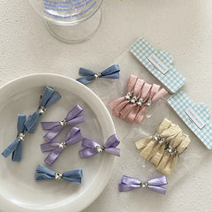 Classic Fashion Luxurious Snap Hair Clips for Kids and Teens Glitter Baby Girl Hair Accessories in Alloy Fabric for Parties