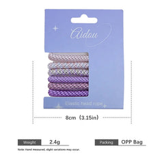 High Quality Elastic Scrunchies for Women and Girls Minimalist Hair Ties in Multiple Colors Casual Hair Accessories