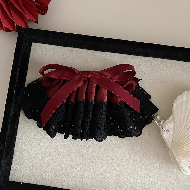 Fashion Bowknot Ribbon Dress Trendy Hair Clips for Girls Sweet Cute Elegant Barrettes for Women Ladies Hair Accessories Chic