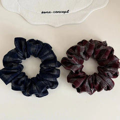 Fashion Simple Minimalistic PU Scrunchies for Girls Sweet Elegant Hair Ties for Women Ladies Hair Accessories Chinese Supplier