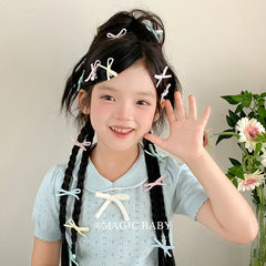 Simple Minimalistic Solid Color Sweet Cute Hair Clips for Baby Girls Fashion Kawaii Alligators for Kids Child Hair Accessories