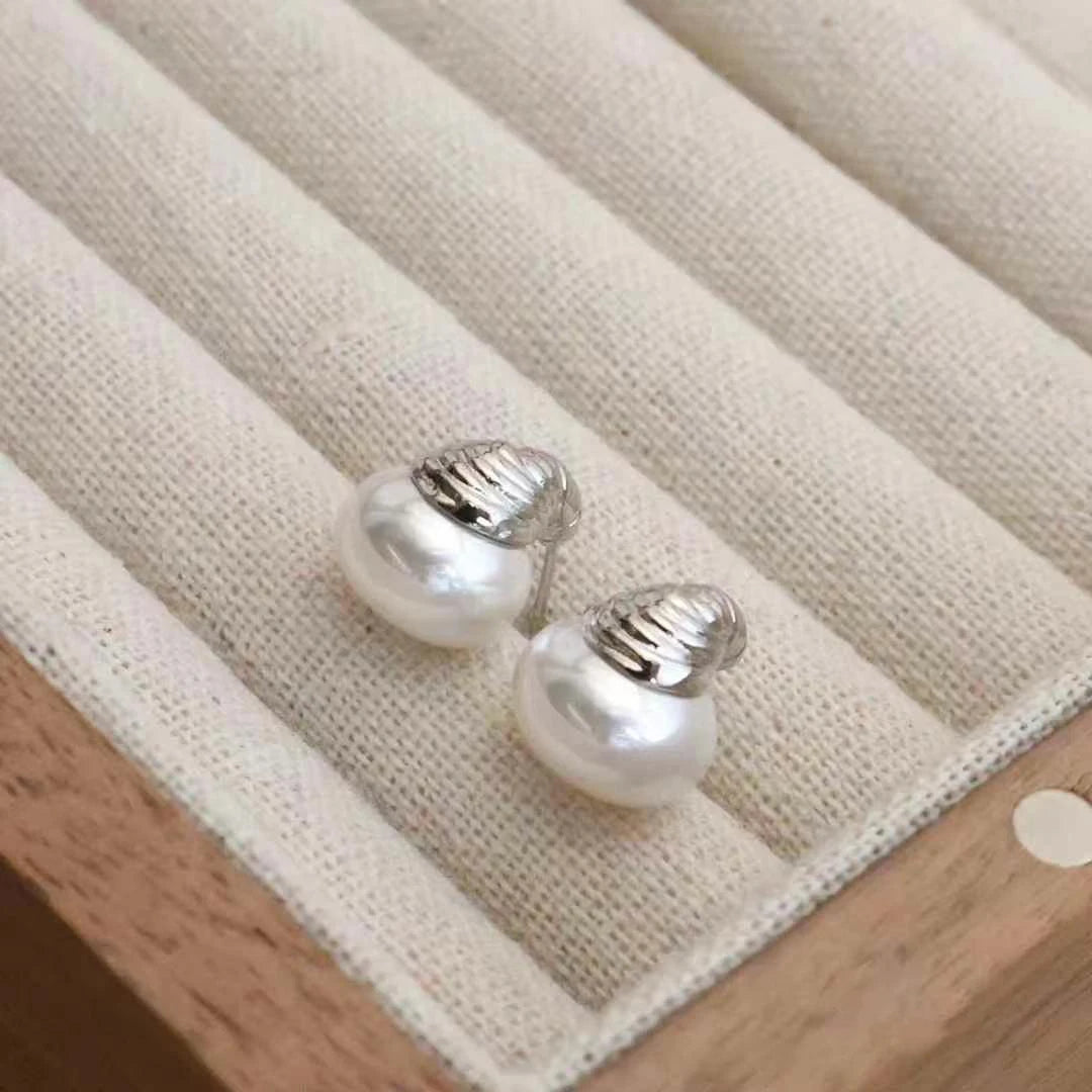 Ladies Imitation Pearl Hot Sale Mini Stud Earring Fashion Elegant Simple Graceful Wholesale Jewelry Accessories for Women Daily