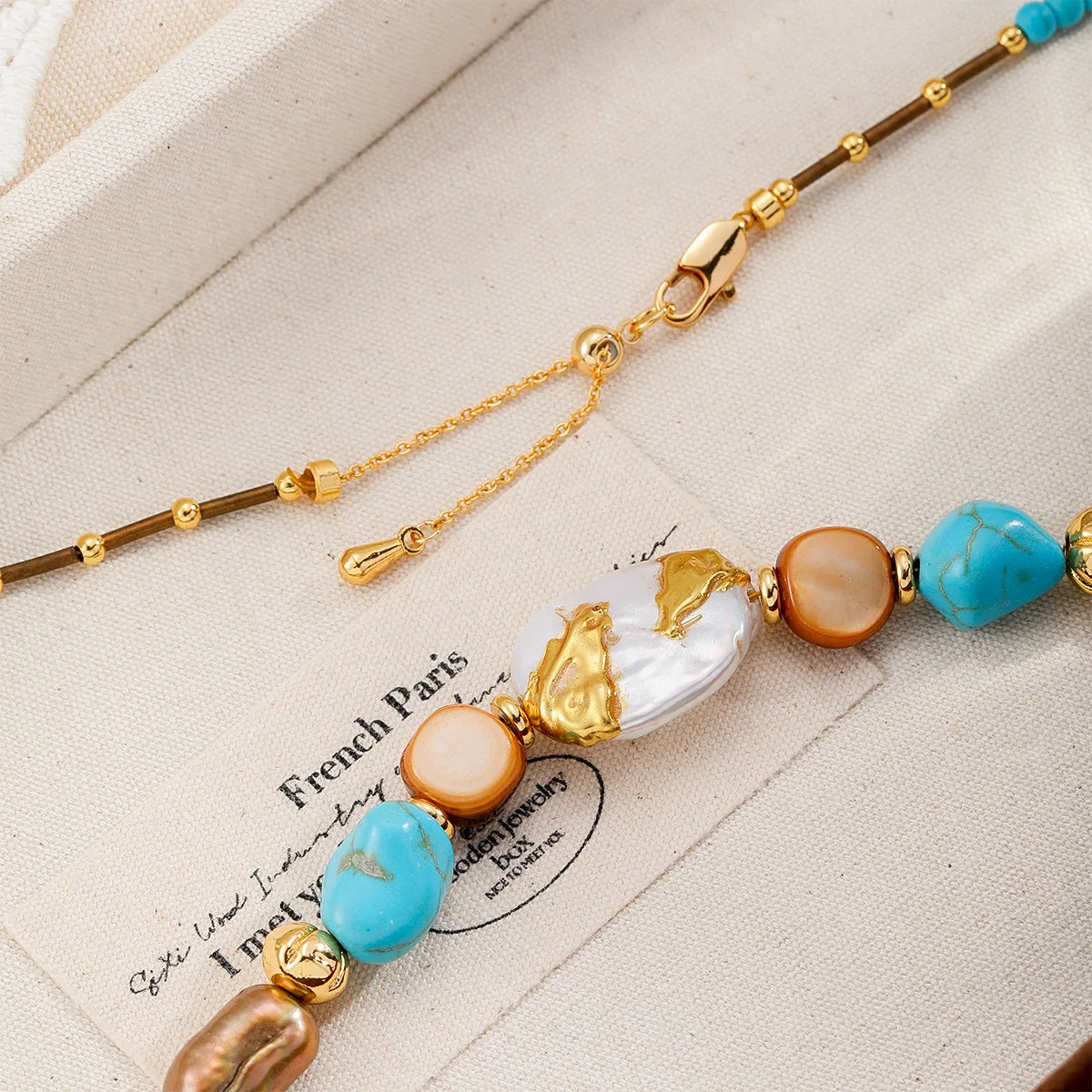 Women Shell Baroque Freshwater Pearl Red Agate Abacus Beads Natural Stone Earring Necklace Low MOQ in Stock for Female Daily