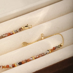 Fashion Copper 18K Gold Plated Beads Bracelets for Girls Elegant Sweet Jewelry for Women Ladies Wholesale Bulk Manufacturer