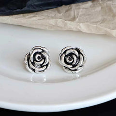 Women Hot Sale Flower Shape Small Mini Punk Fashion Chic Trendy High Quality Bulk Jewelry Accessories for Female Street Causal