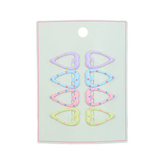 Fashion Simple Solid Color Polka Dot Hair Clips for Baby Girls Cute Sweet Snap Clips for Kids Children Hair Accessories in Stock