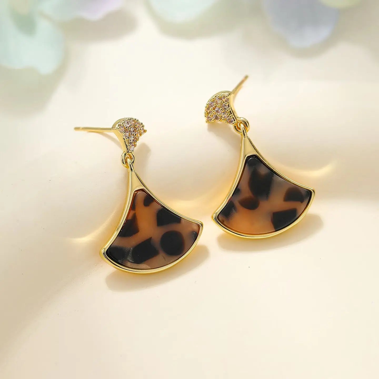 Fashion Trendy Classic Leopard Drop Earrings for Girls Dainty Art Deco OOTD Charms Jewellry for Women Ladies Accessories Chic
