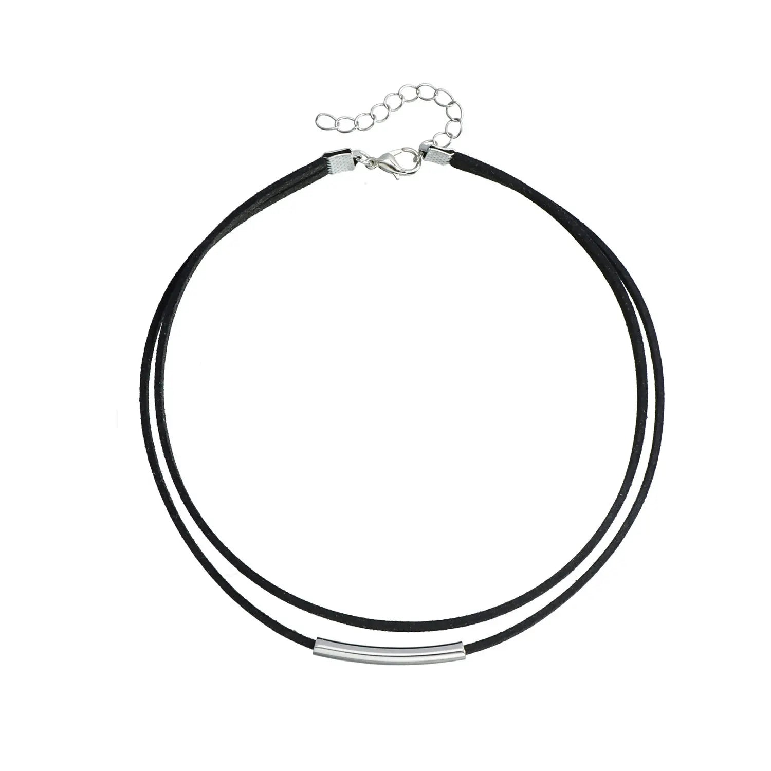 Fashion Solid Color Choker Simple Minimalistic Necklaces for Girls Charms Elegant Jewellry for Women Ladies Accessory Wholesale