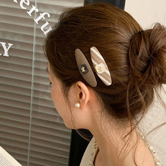 Women 2025 Hot Sale Small Snap Clips Elegant Fashion Simple Customized Bulk Order in Stock Hairpins Accessories for Causal Use