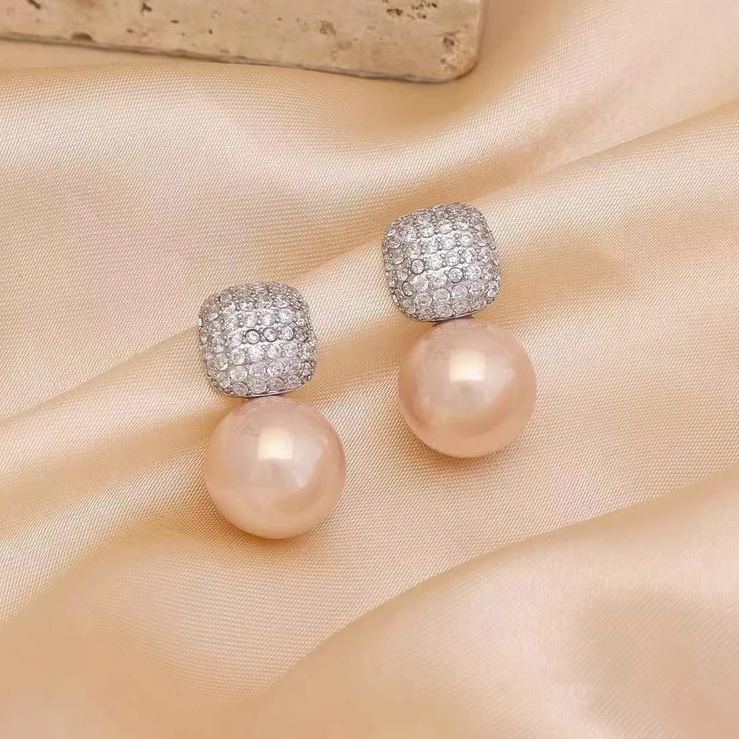 Ladies Imitation Pearl Classic Small Drop Earring Elegant Fashion Graceful Charms Affordable Bulk Jewelry Accessories for Daily