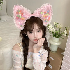 Large Oversize Exaggerated Bowknot Head Band for Girls Princess Style Cute Sweet Hair Band for Women Ladies Hair Accessories