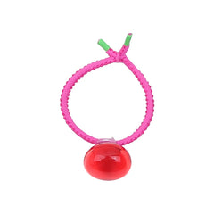 Hot Sale Kids Elastic Scrunchies Durable Ponytail Hold Solid Color Fashionable Daily Hair Ties Accessory Sweet Simple Bulk Stock
