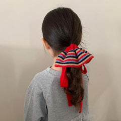 Fashion Simple Chinese Style Scrunchies for Baby Girls Cute Sweet Elegant Hair Ties for Kids Children Hair Accessories in Stock