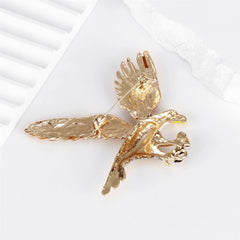 Fashion Animals Eagle Bird Brooches for Girls Stylish Glamorous Trendy Pins Jewelry for Women Ladies Accessories New Design