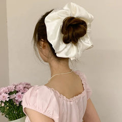 2025 Hot Sale High Elastic Ponytail Holder Scrunchies Elegant Vintage Simple in Stock Hair Ties Accessories for Women Daily Use