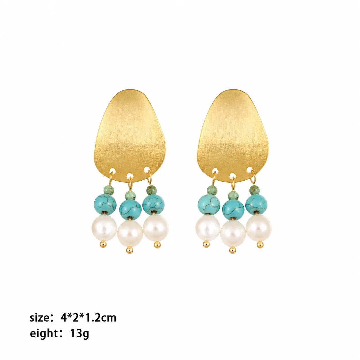 Fashion Trendy Elegany Pearl Drop Earrings for Girls Chinese Style Copper 18K Glod Plated Jewelry for Women Ladies Wholesale