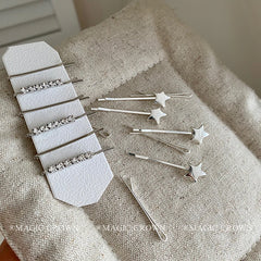 Fashion Simple Star Glitter Sparkle Hair Clips Minimalistic Trendy Stylish Bobby Pin for Women Ladies Hair Accessories in Stock