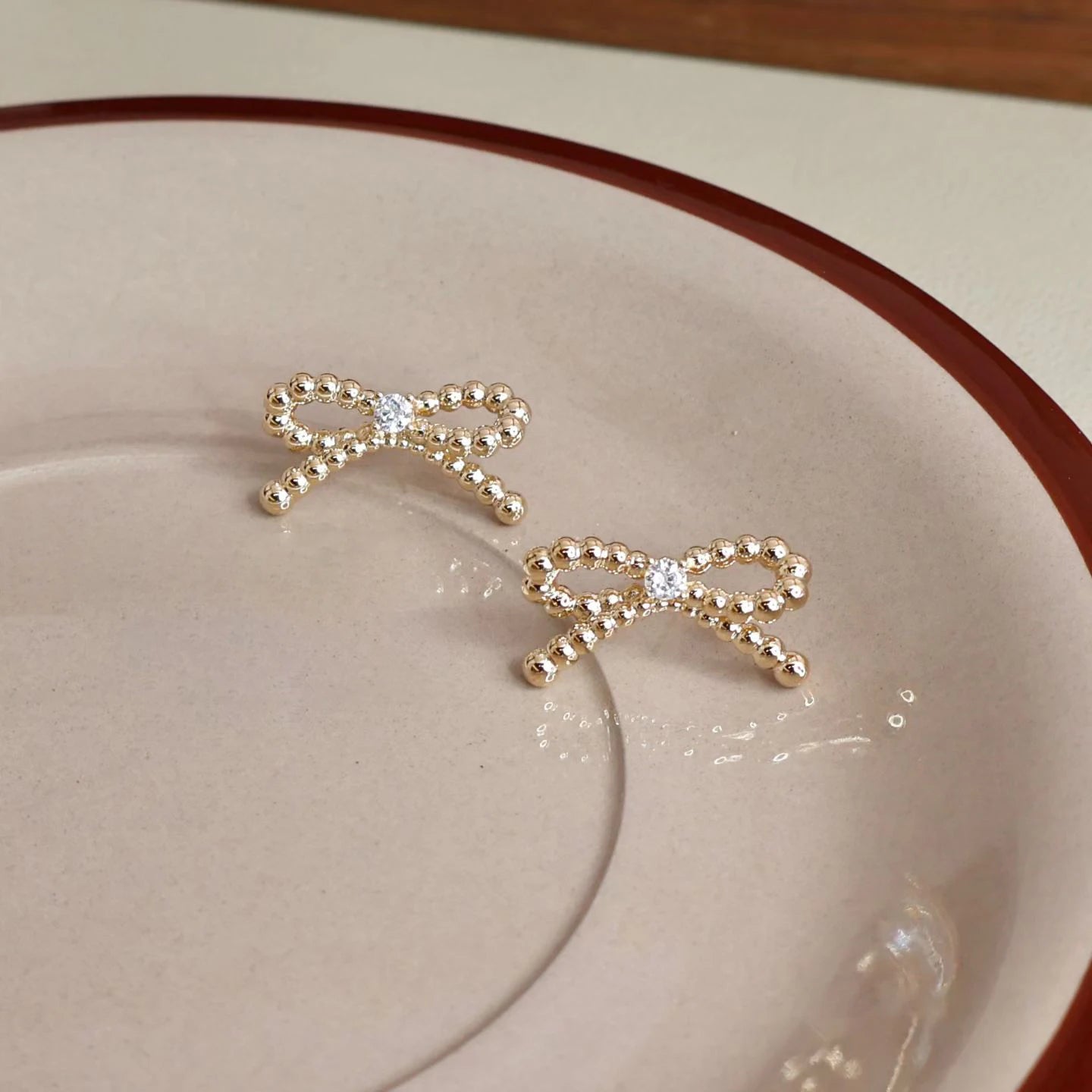 Female Butterfly Bow New Design Small Stud Earring Fashion Elegant Graceful Bulk Order Jewelry Accessories for Women Daily Use