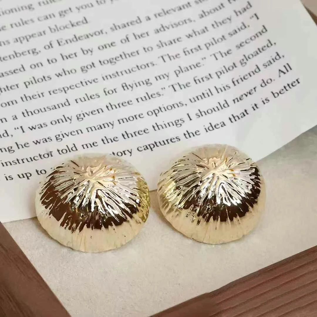 Women Hot Sale New Design Latest Medium Stud Earring Trendy Fashion Elegant Dainty Charms Bulk Jewelry Accessories for Daily Use