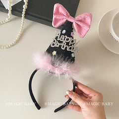 Chic Bowknot Headband for Baby Girls Sweet Birthday Fashion Hair Accessories for Kids and Teens Stock Included