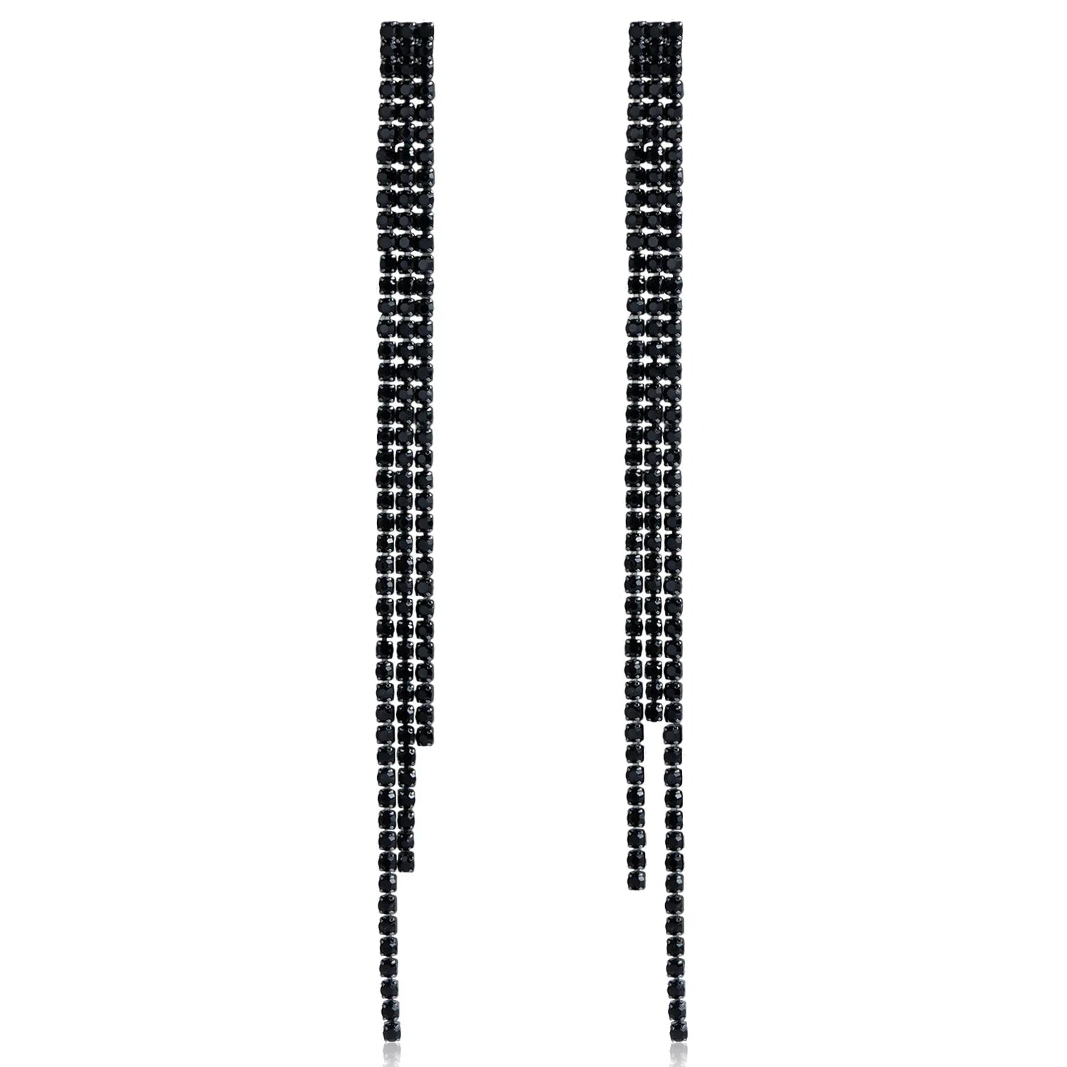 Fashion Simple Spicy Elegant Tassel Luxury Drop Earrings for Girls Glamorous Parties Jewellry for Women Ladies Accessories