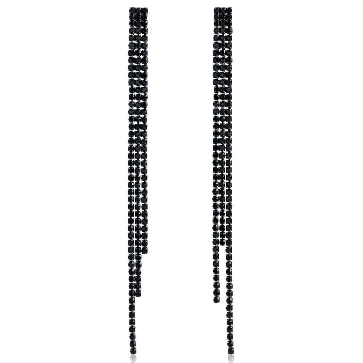 Fashion Simple Spicy Elegant Tassel Luxury Drop Earrings for Girls Glamorous Parties Jewellry for Women Ladies Accessories