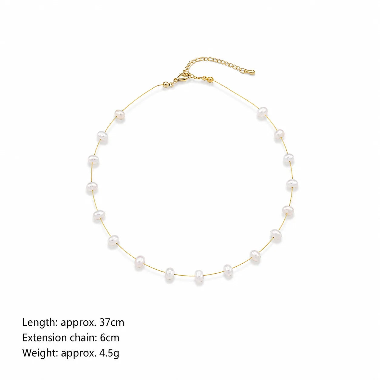Fashion Freshwater Pearl Elegant Shell Necklaces for Girls Copper 18K Gold Jewelry for Women Ladies Wholesale Bulk Manufacturer