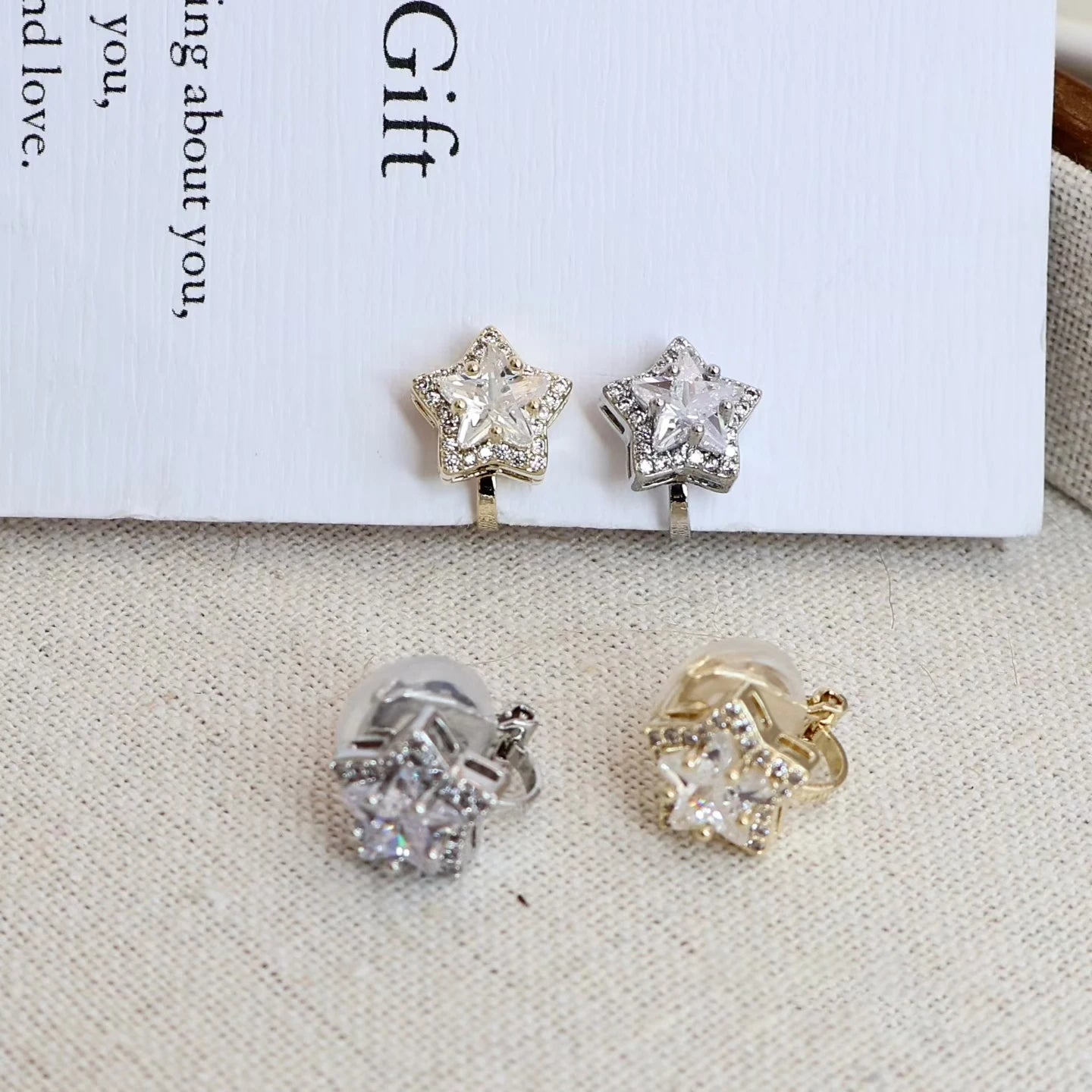 Fashion Imitation Pearl Refined Dainty Sweet Clip on Earrings for Girls Simple Glitter Jewelry for Women Ladies Accessories