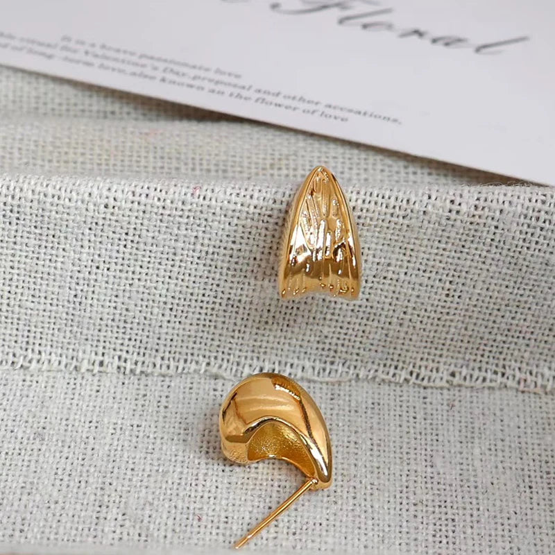 Fashion Trendy Chic Simple Classic Hoop Earrings for Girls Elegant Art Deco Charms Jewelry for Women Ladies Accessories OOTD
