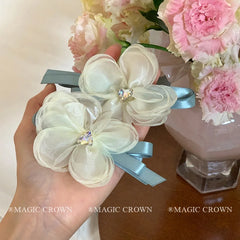 Brand New Women's Ladies' Hair Accessories Sweet Flower Cute Duckbill Hair Claw Lace Heart Bowknot Shape for Party Alloy Fabric