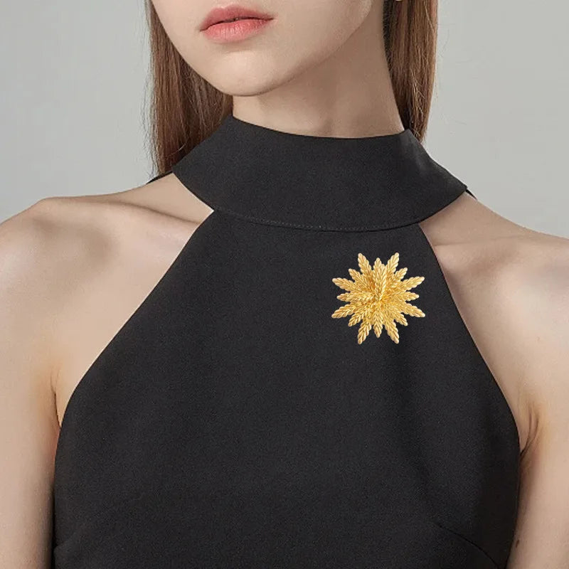 Fashion Trendy Stylish Ear of Wheat Brooches for Girls Sweet Elegant Vintage Glamorous Jewelry for Women Ladies Accessories
