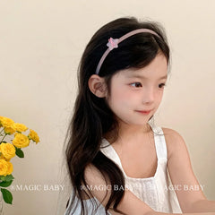 Simple Sweet Cute Star Bowknot Head Band for Baby Girls Fashion Chic Stylish Hair Band for Kids Children Teens Hair Accessories