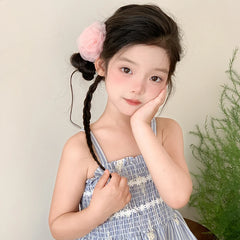 Girls Solid Color Flower High Quality Hair Claw Clips Sweet Fashion Wholesale in Stock Hairpins Accessory for Children Kid Daily