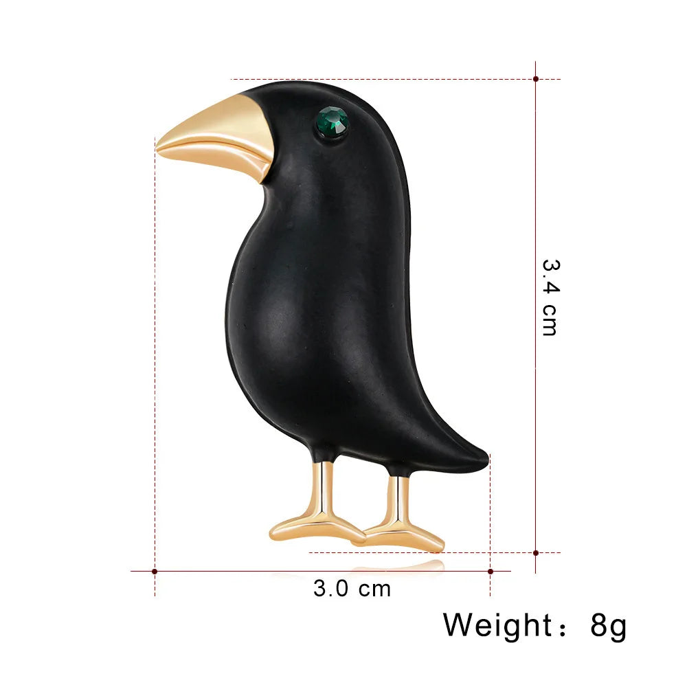 Fashion Bird Animals Hot Sale New Design Brooches for Girls Glamorous Charms Pins Jewelry for Women Ladies Accessories Wholesale
