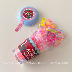 Colorful High Elastic Scrunchies for Baby Girls Stylish Trendy Hair Ties for Kids Fashionable Hair Accessories