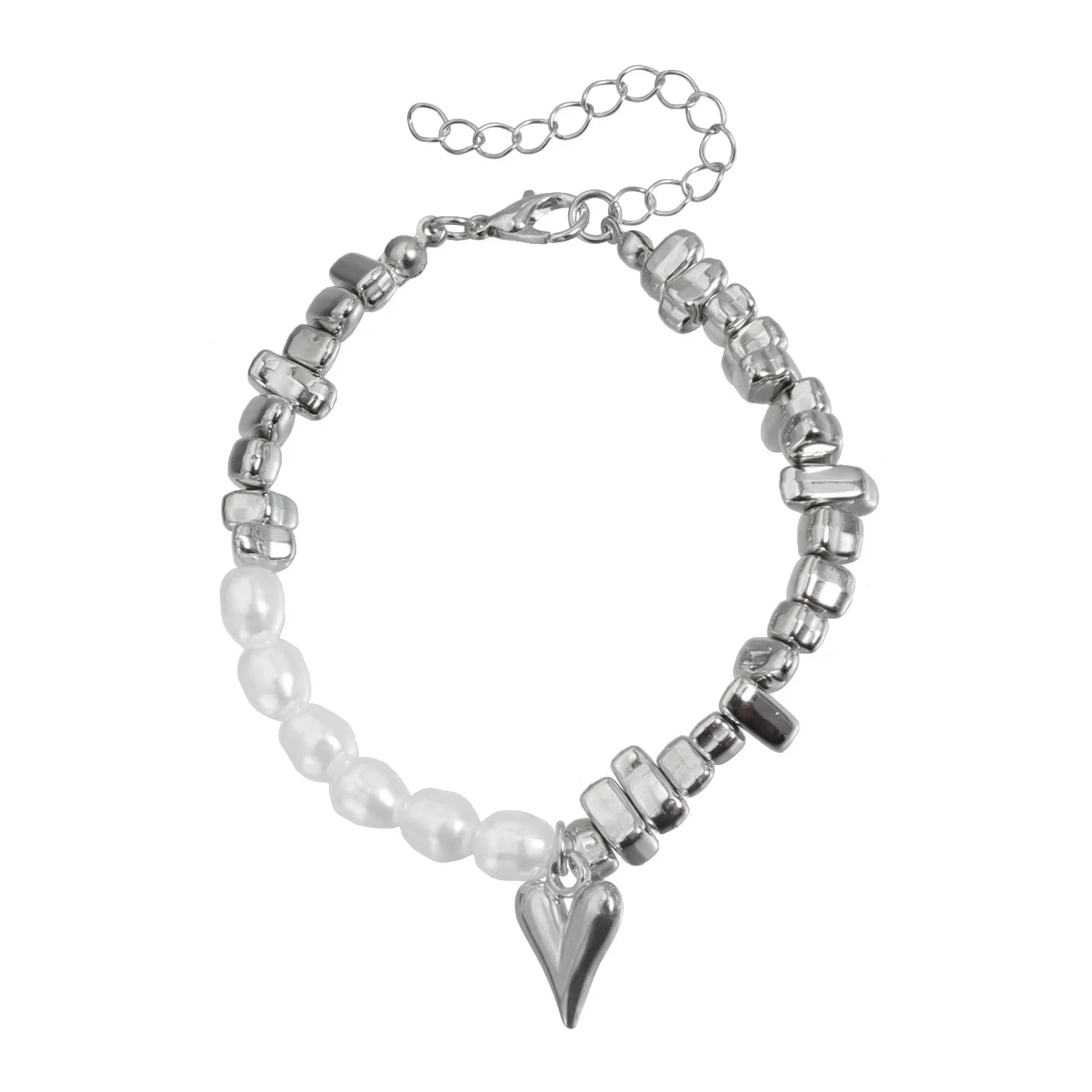 Fashion Trendy Imitation Pearl Beads Mental Necklaces for Girls Elegant Graceful Jewelry for Women Ladies Accessories Wholesale