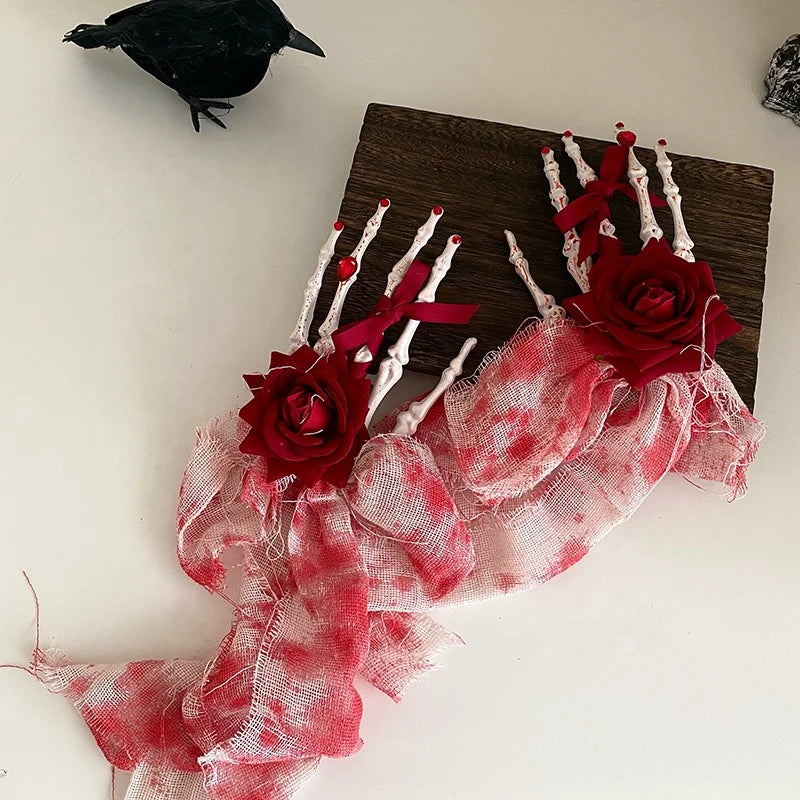 Women 2025 Halloween Festival New Design Hair Clips Fashion Scary High Quality Customized Bulk Order in Stock Hairpins Accessory