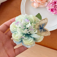 Women Flower Butterfly Decorative Alligator Clips Creative Design Elegant Chic Wholesale in Stock Hairpins Accessory for Female
