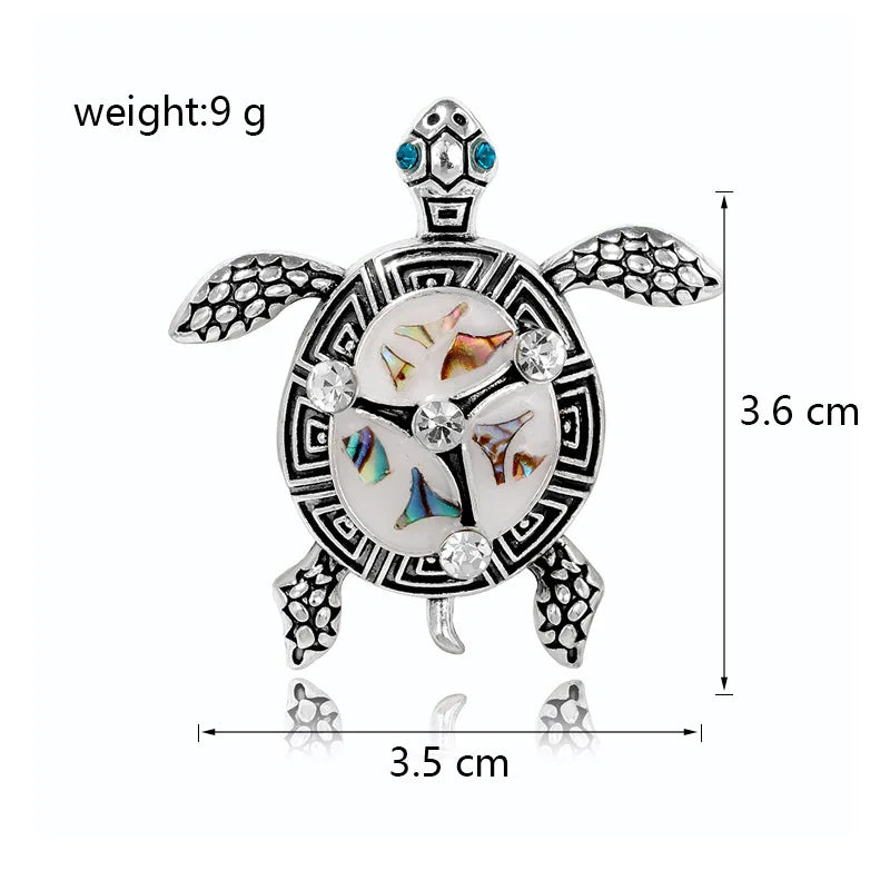Fashion Animals Sweet Trendy Tortoise Brooches for Girls Stylish Glamorous Pins Jewelry for Women Ladies Accessories New Design