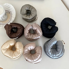 Ladies Solid Colored New Design Large Scrunchies Fashion Elegant Simple High Elastic in Stock Hair Ties Accessories for Women