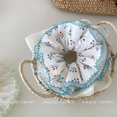 Women Hair Ties Fabric Durable Elastic Customized in Stock Scrunchies Girly Aesthetic Stunning Hair Accessories for Daily Use