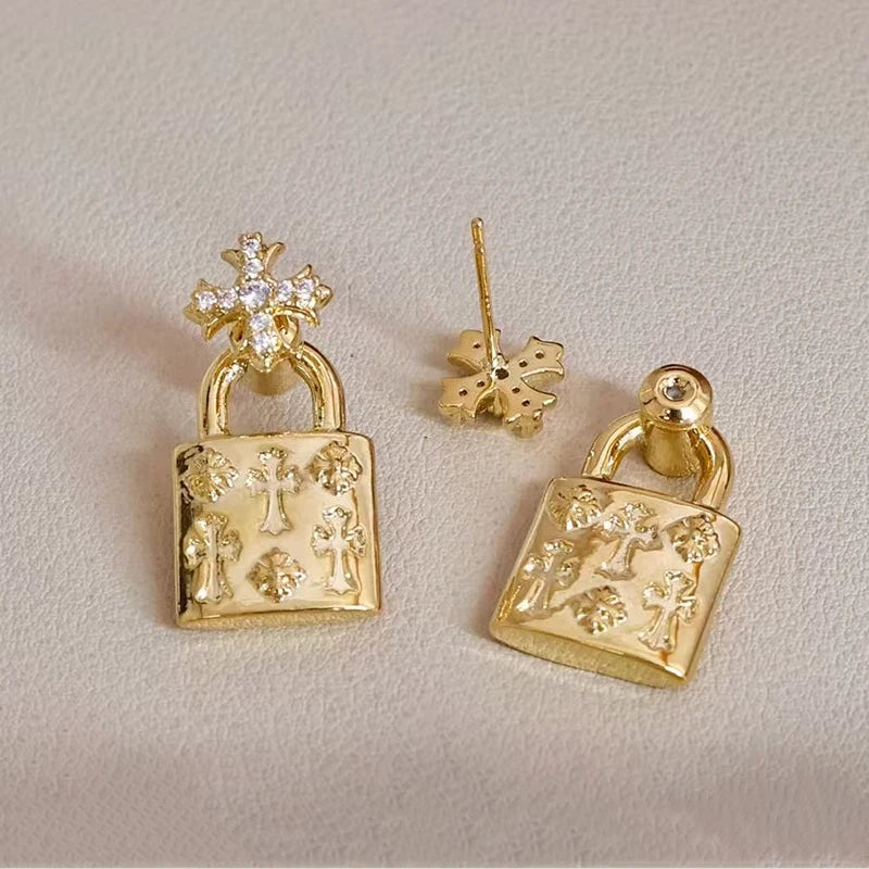Fashion Trendy Sweet Flowers Drop Earrings for Girls Elegant Jewelry for Women Ladies Accessories Chinese Supplier Wholesale