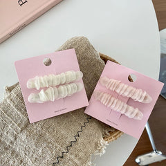Hot Sale High Quality Fashion Minimalistic Hair Claw Accessories Solid Color Small Alligator Clips for Women Wholesale Carton