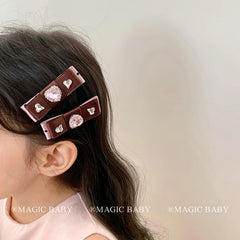 Cute Sweet Hair Clips for Baby Girls Kawaii Fashion Bowknot Polka Dot Alligators for Kids Children Teenagers Hair Accessories