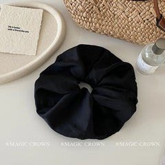 Lustrous Elegant Fashion Scrunchies Stylish Solid Color Hair Ties for Girls and Women Sweet New Design Hair Accessories