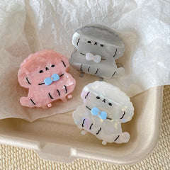 Brand New Cute Dog Shaped Hair Claw Clips for Girls Kids Acetate Bowknot Sweet Fashion Haarspange for Women Hair Accessories