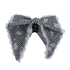 Elegany Simple Bowknot Dots Hair Claw Clips for Women Girls' Fashion Trendy Minimalistic Hair Accessories Elegant for Daily