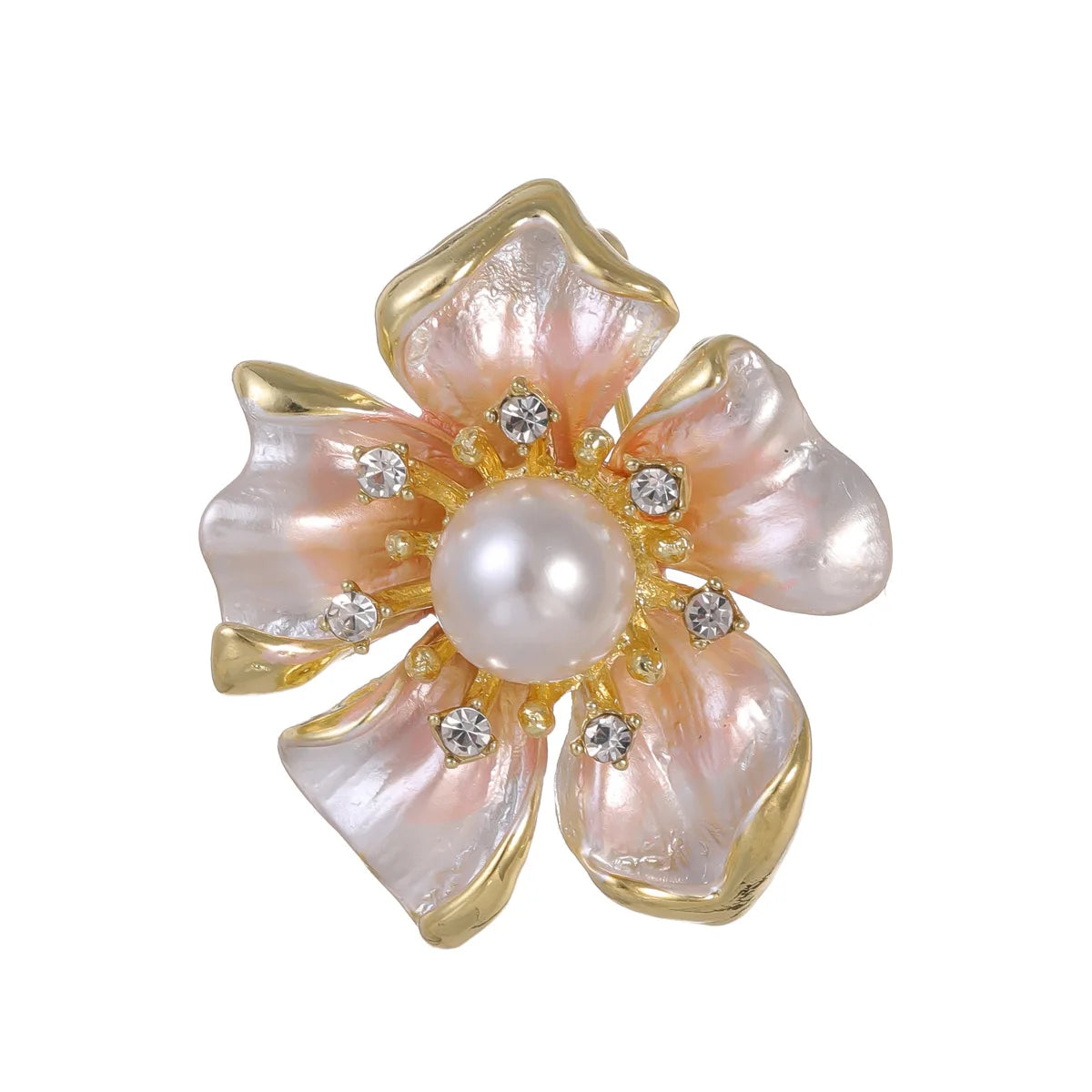 Fashion Sweet Elegant Lustrous Glitter Flowers for Girls Dainty Glamorous Pins Jewelry for Women Ladies Accessories Wholesale
