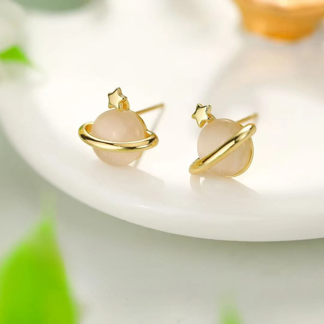 Ladies Bow Flower Shape Small Stud Earring Fashion Elegant Graceful Lightweight Bulk Jewelry Accessories for Women Daily Causal