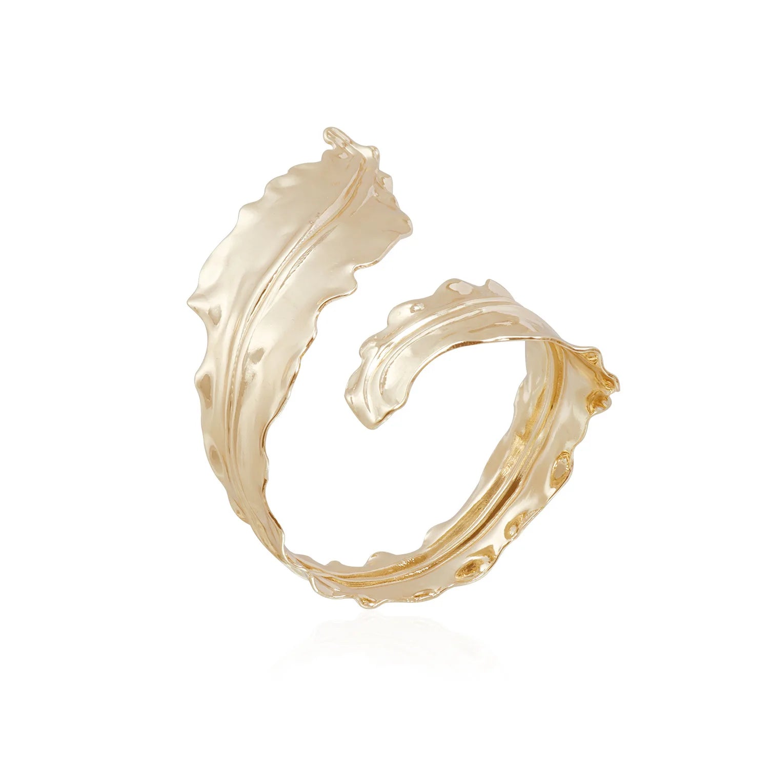 Fashion Simple Minimalistic Mental Leafs Bangles for Girls Sweet Elegant Spicy Jewelry Sets Suits for Women Ladies Accessories